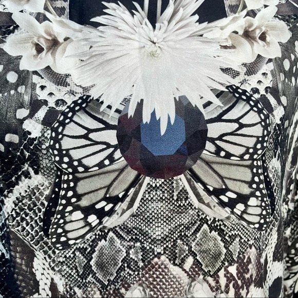 Emma Cook Silk Blend Shift Dress w 3/4 Sleeves - Picture 7 of 10